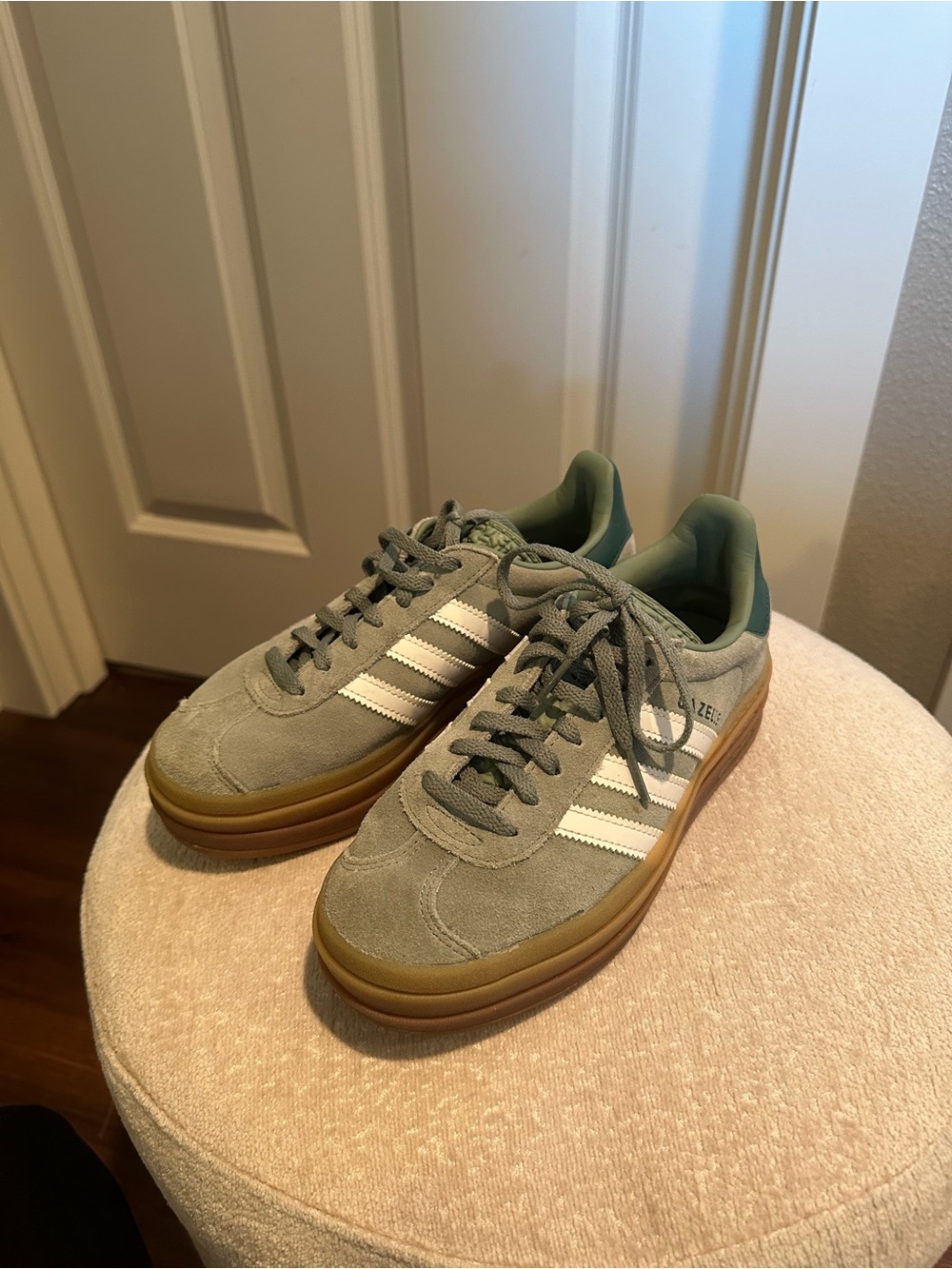 adidas sage Sneakers with White Stripes